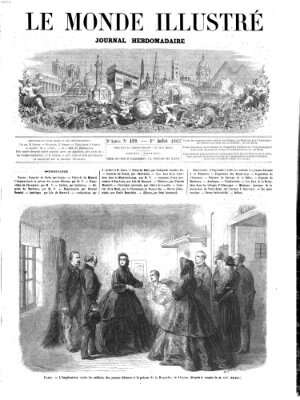 Le monde illustré Dienstag 4. Juli 1865