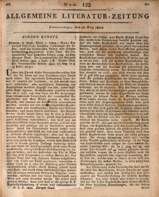 Allgemeine Literatur-Zeitung (Literarisches Zentralblatt für Deutschland) Donnerstag 26. Mai 1803