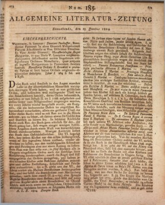 Allgemeine Literatur-Zeitung (Literarisches Zentralblatt für Deutschland) Samstag 23. Juni 1804