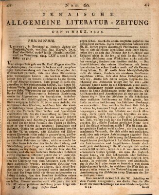 Jenaische allgemeine Literatur-Zeitung vom Jahre ... Dienstag 12. März 1805
