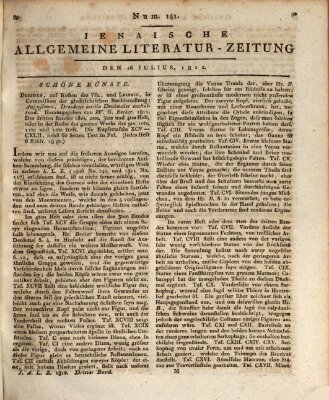 Jenaische allgemeine Literatur-Zeitung vom Jahre ... Donnerstag 16. Juli 1812
