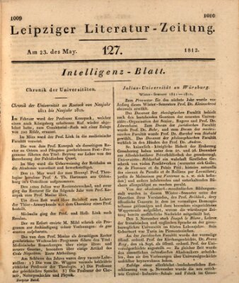 Leipziger Literaturzeitung Sonntag 24. Mai 1812