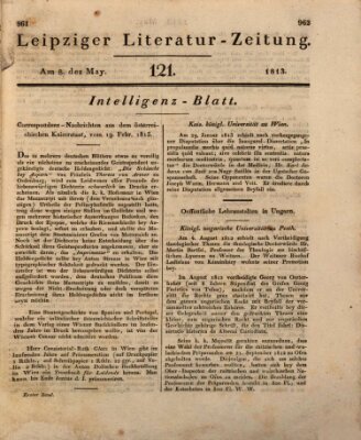 Leipziger Literaturzeitung Samstag 8. Mai 1813