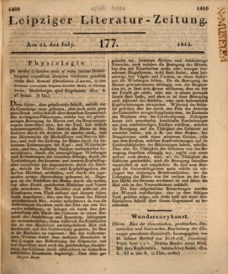 Leipziger Literaturzeitung Dienstag 13. Juli 1813