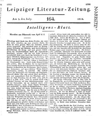 Leipziger Literaturzeitung Samstag 9. Juli 1814