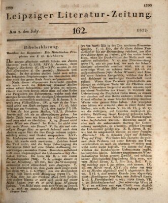 Leipziger Literaturzeitung Dienstag 2. Juli 1822