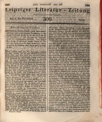 Leipziger Literaturzeitung Mittwoch 9. Dezember 1829
