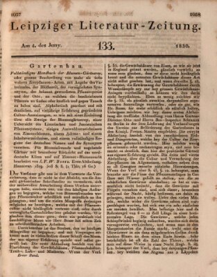 Leipziger Literaturzeitung Freitag 4. Juni 1830