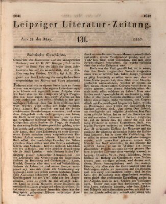Leipziger Literaturzeitung Montag 28. Mai 1832