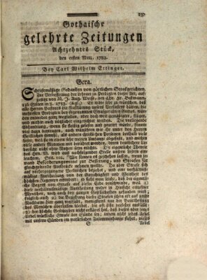 Gothaische gelehrte Zeitungen Samstag 1. März 1783