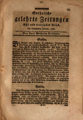 Gothaische gelehrte Zeitungen Samstag 14. Juni 1788