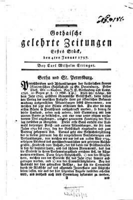 Gothaische gelehrte Zeitungen Mittwoch 4. Januar 1797