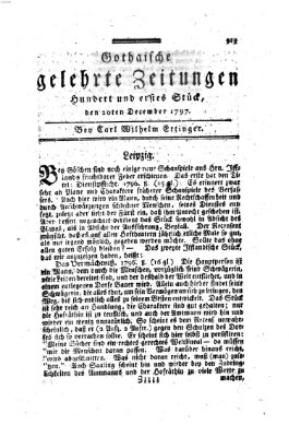 Gothaische gelehrte Zeitungen Mittwoch 20. Dezember 1797