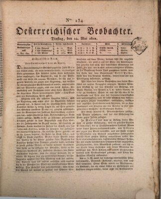 Der Oesterreichische Beobachter Dienstag 14. Mai 1822