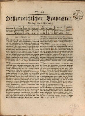 Der Oesterreichische Beobachter Dienstag 6. Mai 1823