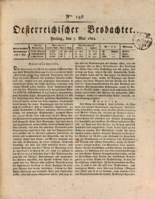 Der Oesterreichische Beobachter Freitag 7. Mai 1824