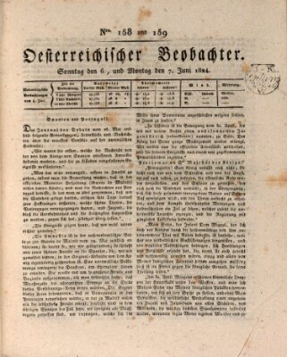 Der Oesterreichische Beobachter Montag 7. Juni 1824