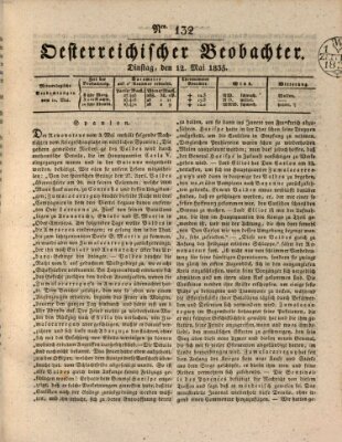 Der Oesterreichische Beobachter Dienstag 12. Mai 1835
