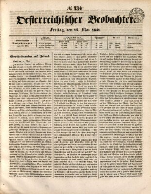 Der Oesterreichische Beobachter Freitag 14. Mai 1841