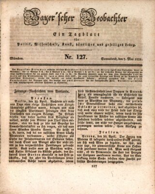 Bayer'scher Beobachter Samstag 7. Mai 1831