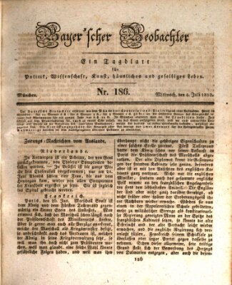 Bayer'scher Beobachter Mittwoch 4. Juli 1832
