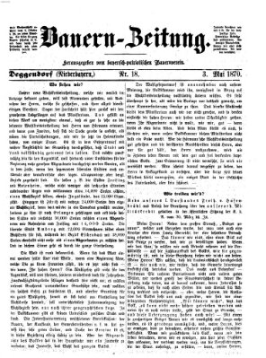 Bauern-Zeitung Dienstag 3. Mai 1870