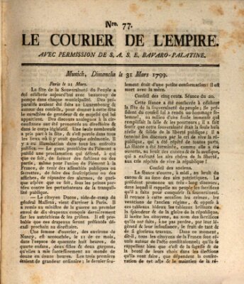 Le courier de l'Empire Sonntag 31. März 1799