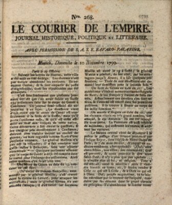 Le courier de l'Empire Sonntag 10. November 1799