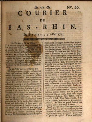 Courier du Bas-Rhin Samstag 9. März 1771