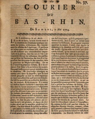 Courier du Bas-Rhin Samstag 7. Mai 1774