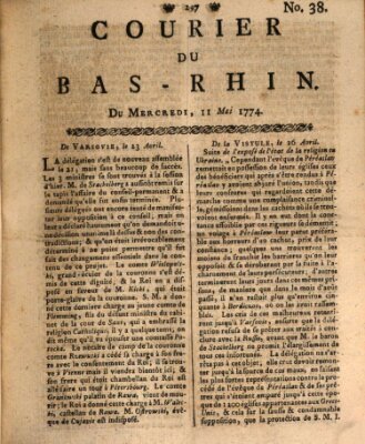 Courier du Bas-Rhin Mittwoch 11. Mai 1774
