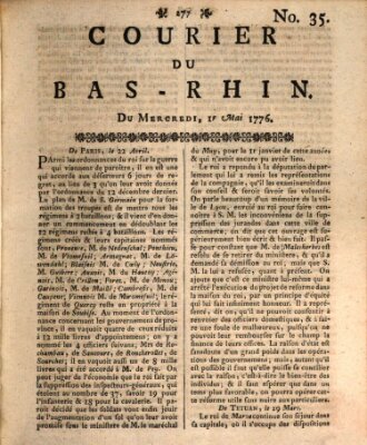 Courier du Bas-Rhin Mittwoch 1. Mai 1776