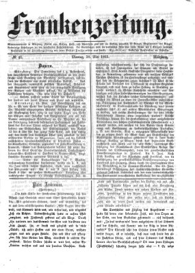 Frankenzeitung Montag 18. Mai 1863
