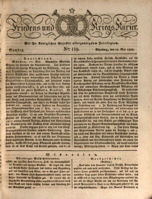 Der Friedens- u. Kriegs-Kurier (Nürnberger Friedens- und Kriegs-Kurier) Samstag 18. Mai 1822