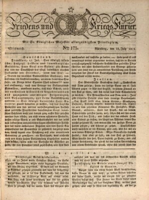 Der Friedens- u. Kriegs-Kurier (Nürnberger Friedens- und Kriegs-Kurier) Mittwoch 23. Juli 1823