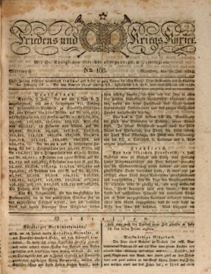 Der Friedens- u. Kriegs-Kurier (Nürnberger Friedens- und Kriegs-Kurier) Mittwoch 14. Juli 1824
