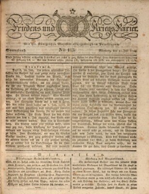 Der Friedens- u. Kriegs-Kurier (Nürnberger Friedens- und Kriegs-Kurier) Samstag 31. Juli 1824