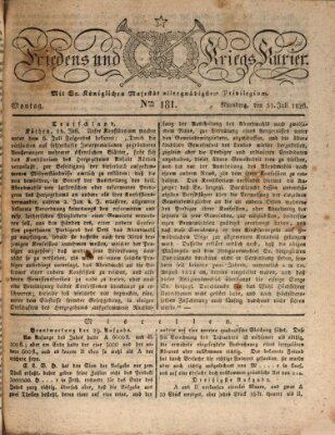 Der Friedens- u. Kriegs-Kurier (Nürnberger Friedens- und Kriegs-Kurier) Montag 31. Juli 1826