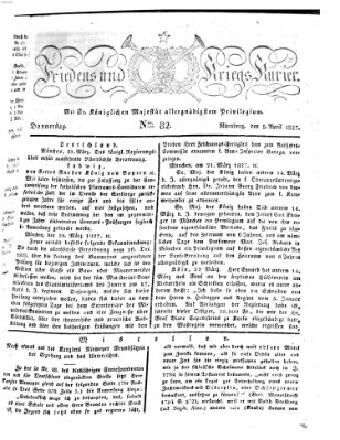 Der Friedens- u. Kriegs-Kurier (Nürnberger Friedens- und Kriegs-Kurier) Donnerstag 5. April 1827