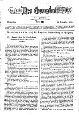 Der Grenzbote Donnerstag 15. November 1855
