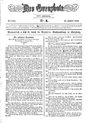Der Grenzbote Sonntag 13. Januar 1856