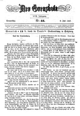 Der Grenzbote Donnerstag 9. Juli 1857