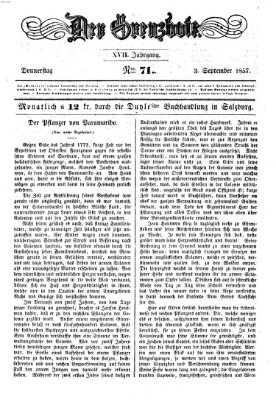 Der Grenzbote Donnerstag 3. September 1857