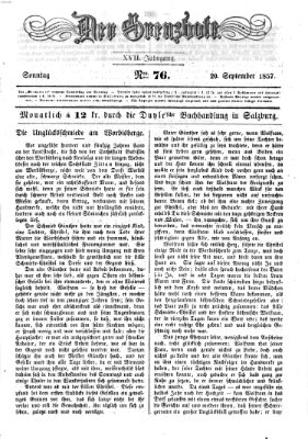 Der Grenzbote Sonntag 20. September 1857