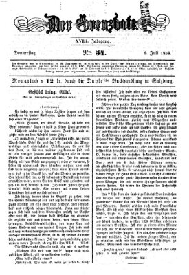 Der Grenzbote Donnerstag 8. Juli 1858