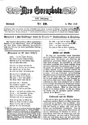 Der Grenzbote Mittwoch 4. Mai 1859