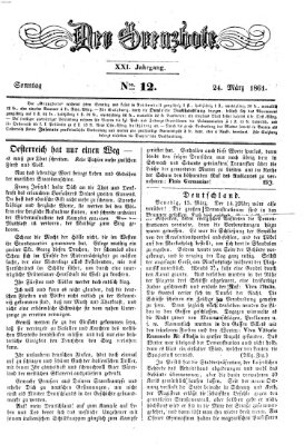 Der Grenzbote Sonntag 24. März 1861