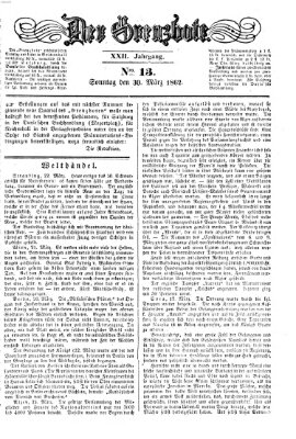 Der Grenzbote Sonntag 30. März 1862
