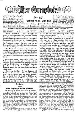 Der Grenzbote Sonntag 13. September 1868