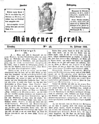 Münchener Herold Dienstag 24. Februar 1852